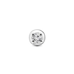 Серьги из золота с бриллиантом Русские Самоцветы (Арт.53758)