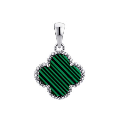 Кулон из серебра с малахитом (Арт.tc-p00206-x-w-mal-x-x)