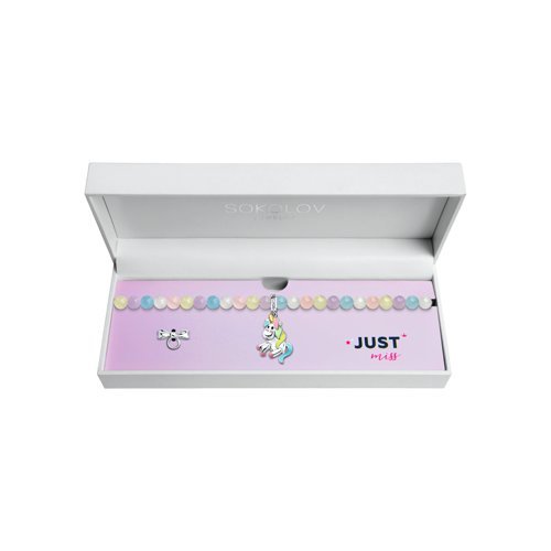 Колье из серебра с эмалью (Арт.8510800002)