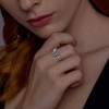 Кольцо из серебра с фианитами «Нежная бабочка» Соколов (арт.94014244)