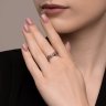 Кольцо из золота с бриллиантами (Арт.1012651)