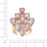 Кольцо из золота с аметистом и бриллиантом (Арт.r1280p102d-pa-gm1_ko_ga_pam_pink)