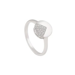 Кольцо из серебра с фианитом (Арт.mp-r01554-x-w-x-x-w)
