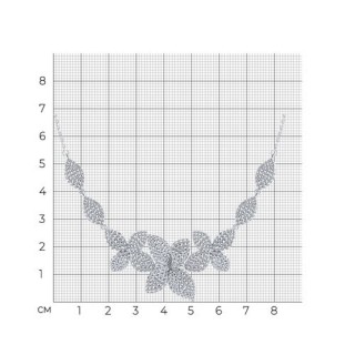 Колье из серебра с фианитами «Цветочный Шик» Соколов (арт.9407)