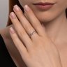 Кольцо из серебра с фианитами (Арт.94014090)