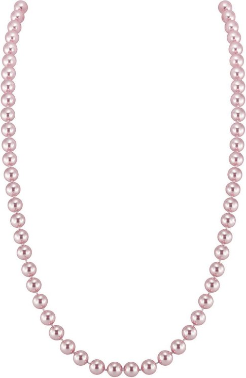 Ожерелье из ювелирного сплава с жемчугом и кристаллом swarovski (Арт.22l-mg-13)
