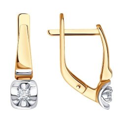 Серьги из золота с бриллиантами (Арт.51-220-01901-1)