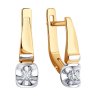 Серьги из золота с бриллиантами (Арт.51-220-01901-1)