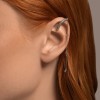 Серьги из серебра с фианитами «Лунный каскад» Соколов (арт.9417)