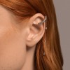 Серьги из серебра с фианитами «Лунный каскад» Соколов (арт.9417)