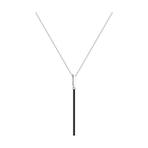 Колье из серебра с фианитами (Арт.94-170-01594-1)