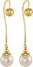 Серьги серебряные с жемчугом «Beautiful 4G» Rivoli (арт.AAS-10-12-4-G)