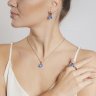 Кольцо firenze ocean 18.5 мм la_612114_bl_s
