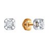 Серьги из золота с бриллиантами (Арт.51-222-02467-1)