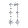 Серьги из серебра с фианитами (Арт.94026412)