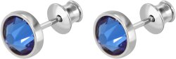 Серьги из серебра с кристаллом swarovski (Арт.bds-5-ss34-34-s)