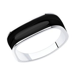 Кольцо из серебра с эмалью (Арт.94013263)