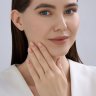 Кольцо золотое пробы 585 с топазом (Арт.717269)