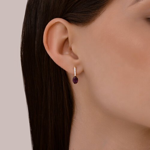 Серьги золотые пробы 585 (Арт.72-00412)