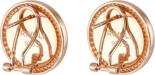 Серьги с жемчугом и куб. цирконием Pearl Charm R Rivoli (арт.FPO-S3-15-P-R)