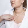 Серьги из серебра с фианитами (Арт.94023750)