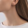 Серьги из золота с фианитами (Арт.029586)