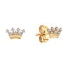 Серьги из золота с фианитами (Арт.029927)