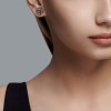 Серьги из серебра с фианитами «Древо Жизни» Соколов (арт.9402)