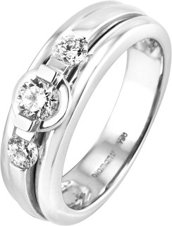 Кольцо с бриллиантами из белого золота Tentation Celeste Diamanti (арт.DC021GB2)