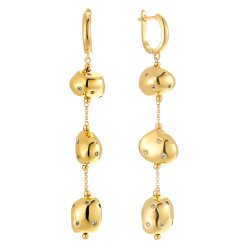 Серьги из серебра с куб. цирконием (Арт.rb-e326-1-x-l-x-x-w)