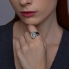 Кольцо из серебра с компасом «Путеводная Звезда» Соколов (арт.94-112-02630-1)