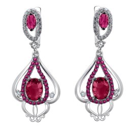 Серьги Эстет (Арт.s37s250358-02)