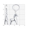 Серьги из серебра с подвеской-лошадкой «Игривая Грация» Соколов (арт.9402)