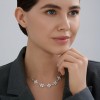 Колье из серебра с фианитом «Снежное сияние» Соколов (арт.9407-1204)