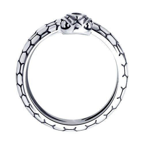 Кольцо из серебра с фианитами (Арт.95010243)