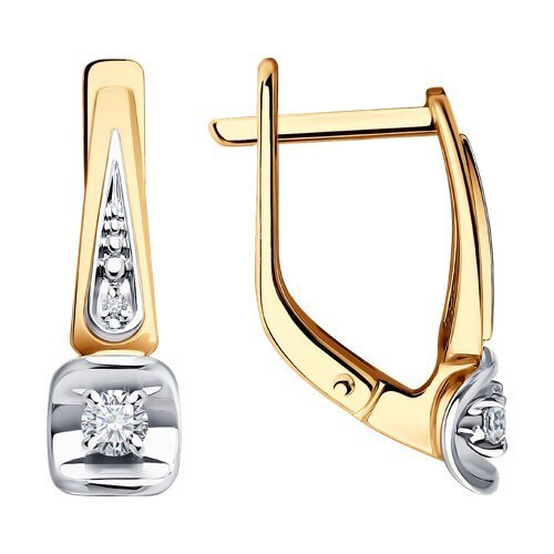 Серьги из золота с бриллиантами (Арт.51-220-01902-1)