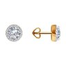 Серьги из золота с фианитами (Арт.51-122-02352-1)