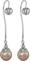 Серьги из серебра с жемчугом (Арт.aas-10-12-9-s)