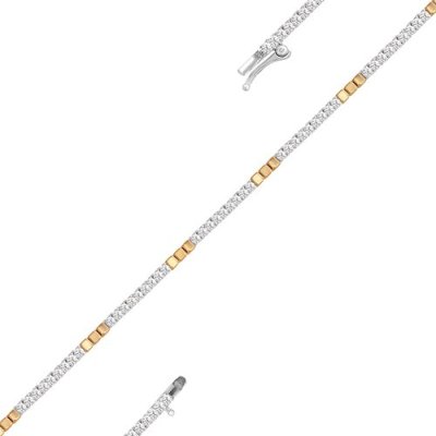 Браслет Kabarovsky «Золотая линия сияния» с бриллиантами (арт. 4-0091-1000)