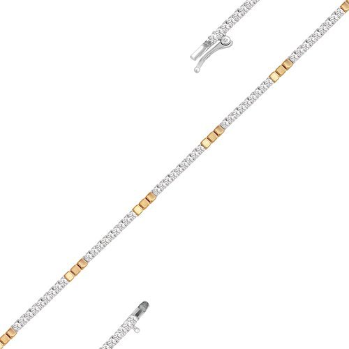 Браслет Kabarovsky «Золотая линия сияния» с бриллиантами (арт. 4-0091-1000)