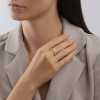 Кольцо из золота с фианитами «Игра света» Соколов (арт.017852-2)