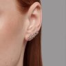 Серьги из серебра с фианитами (Арт.94026413)