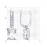 Серьги золотые пробы 585 с горным хрусталем (Арт.72-00515-3)