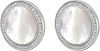 Серьги серебряные с жемчугом и куб. цирконием «Pearl Charm S» Rivoli (арт.FPO-S3-15-W-S)