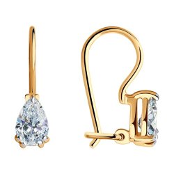 Серьги из золота с фианитами (Арт.029416)