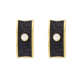 Серьги из серебра с фианитом (Арт.gl-e139-1-x-l-w-x-b)