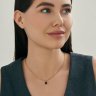 Подвеска из золочёного серебра с гранатом (Арт.92030822)