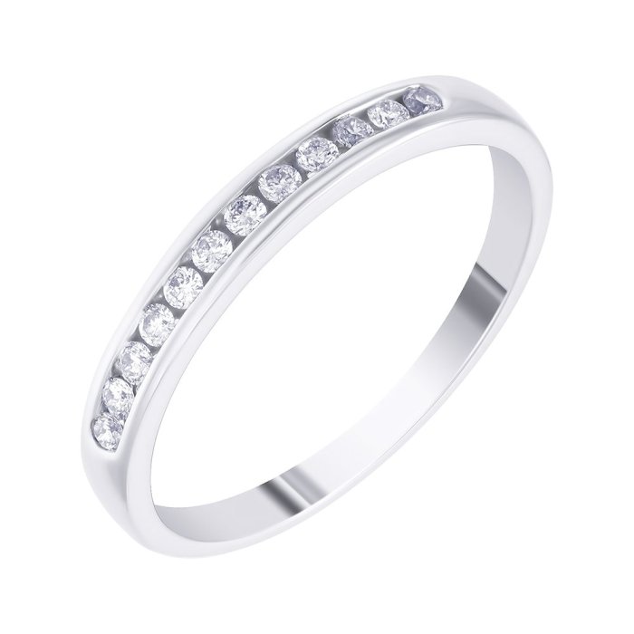 Кольцо из белого золота с бриллиантом (Арт.aar6638_ko_wg)