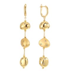 Серьги из серебра с куб. цирконием (Арт.rb-e326-2-x-l-x-x-w)