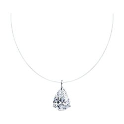 Колье из серебра с фианитом (Арт.94070750)